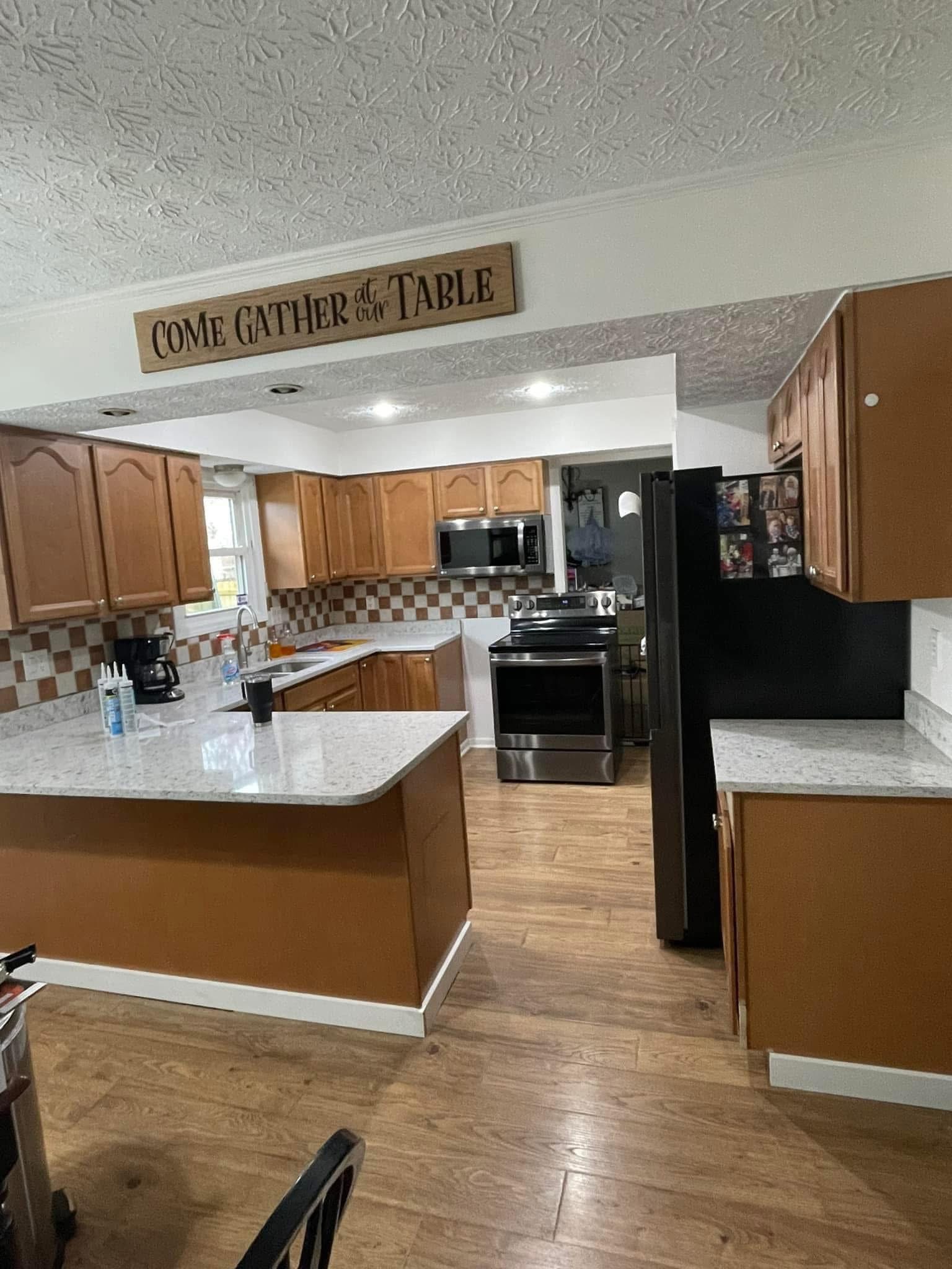 Contemporary Traditional Kitchen Remodel by New Way Vintage LLC - Kitchen Cabinet Refinishing project photo 2
